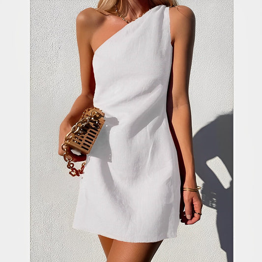 Luci | One-Shoulder Summer Mini Dress