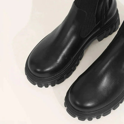 Trendy Stylish Women's Knee-High Boots with Zipper