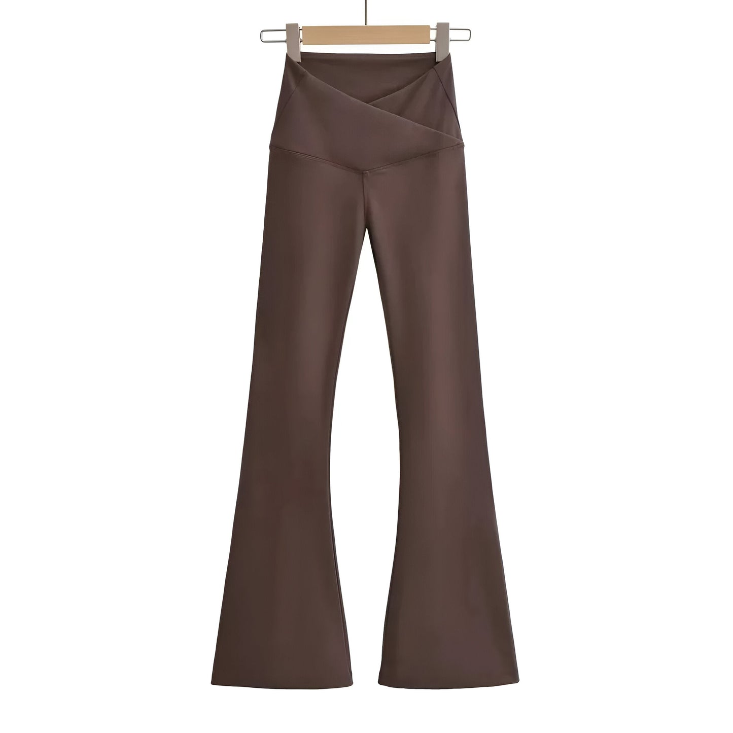 Trendy Comfortable Women's Flared Pants with High Waist