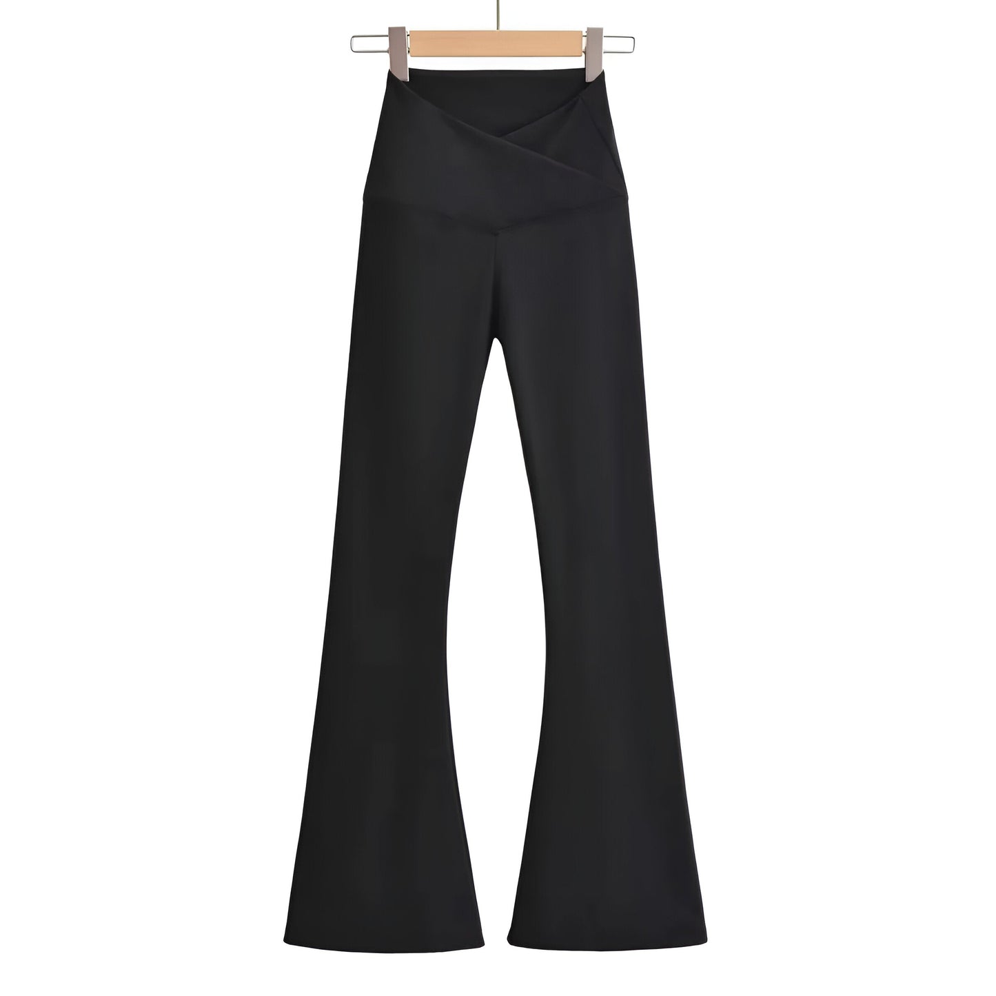 Trendy Comfortable Women's Flared Pants with High Waist