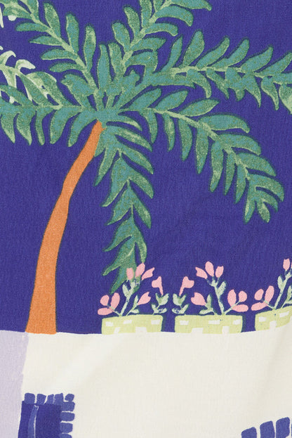 Daelia | Summer Two-Piece Set with Botanical Print