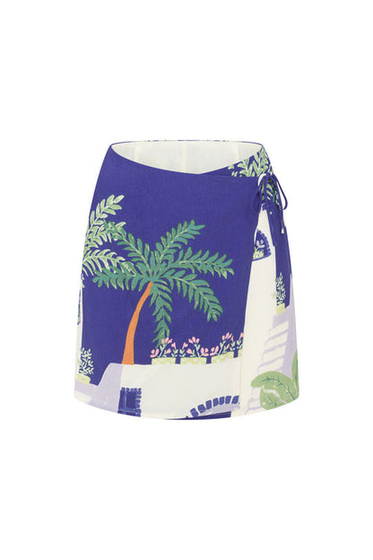 Daelia | Summer Two-Piece Set with Botanical Print