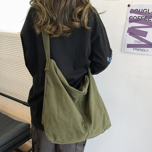 Luxury Canvas Shoulder Bag