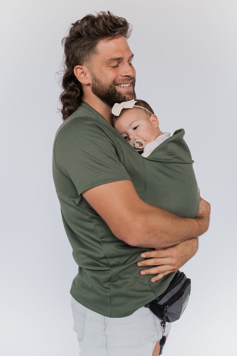 Comfortable Unisex Carry Shirt with Elastic Baby Carrier