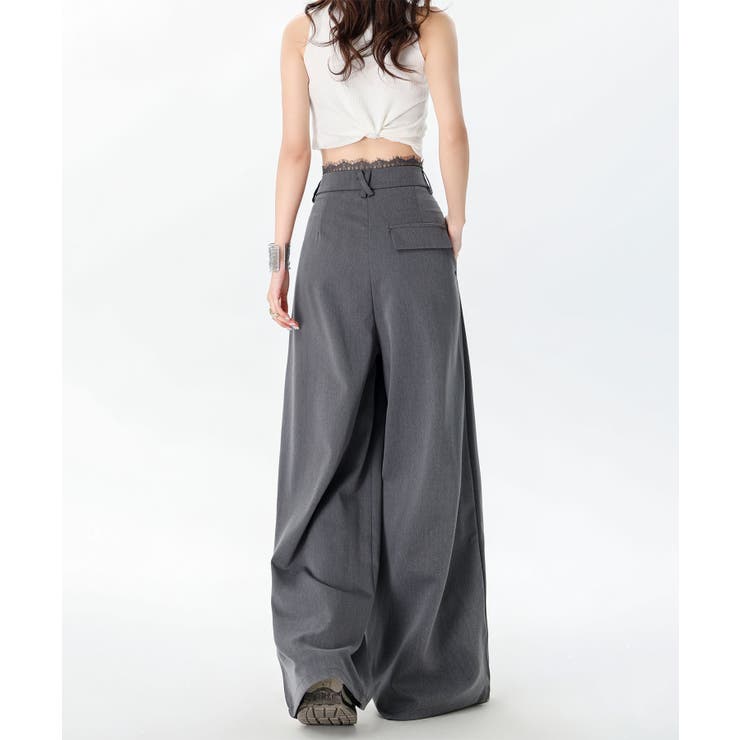 Ren | Wide Trousers with High Waist
